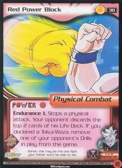 Red Power Block - 030 - Unlimited Edition - Flat Foil